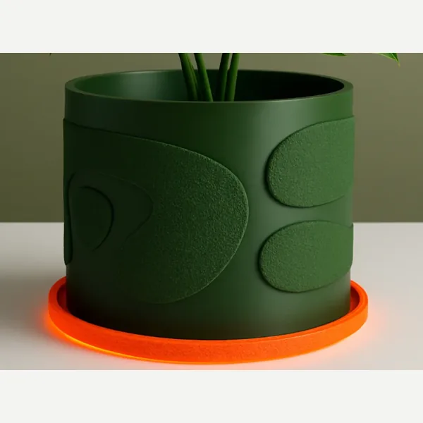 Кашпо EcoPot с поддоном — 3D-печать на заказ