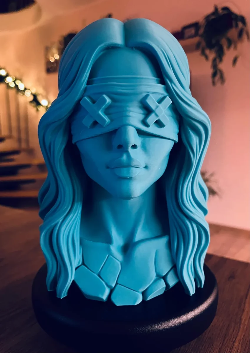 Подставка Blindfolded Girl: изделие 3D-печати, PLA, PETG. Студия Донка, Симферополь
